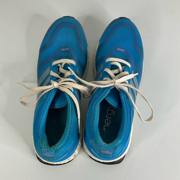 Adidas Blue Techfit Sneakers Size 7.5 - Picture 5 of 8